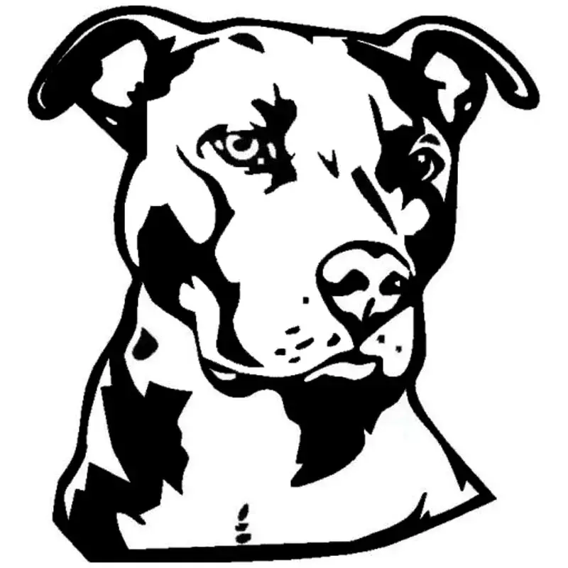 ملصق وجه الثور من الفينيل ، تصميم سيارة ، إكسسوارات ديكور حيوانات ، ملصقات شخصية كلاسيكية ، 14x15.2cm