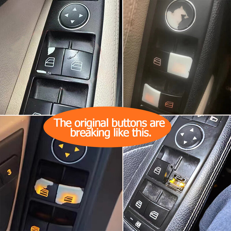 Interior Car Window Regulator Switch Button Cover Cap For Mercedes Benz A B C E GLA GLK Class W176 W246 W204 W212 W207 W156 X204