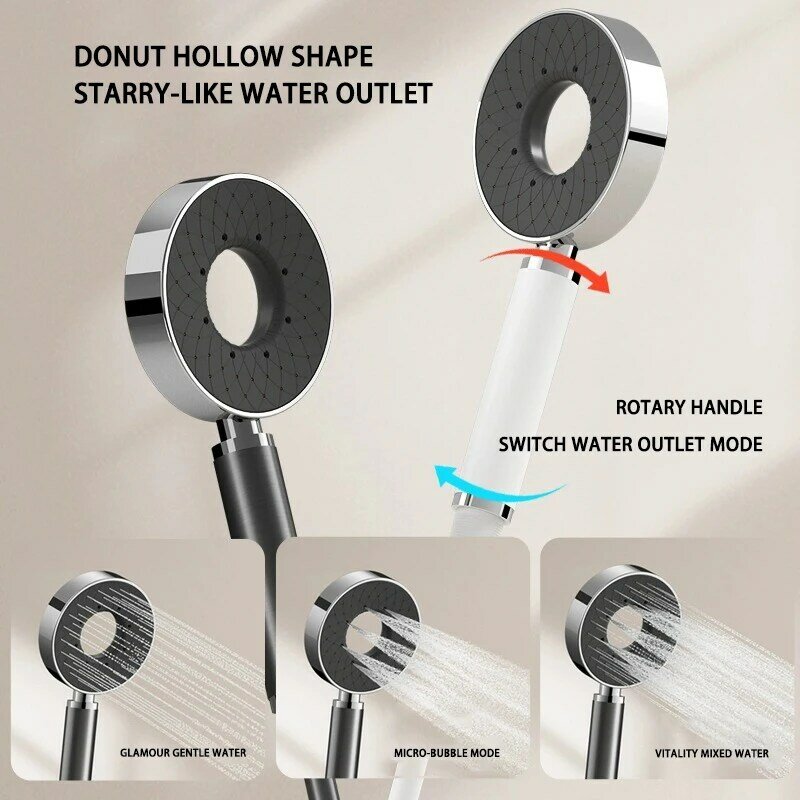 수력 디지털 디스플레이 스마트 샤워 세트, 가압 벽걸이 분위기 조명 구리 샤워 세트, 신제품