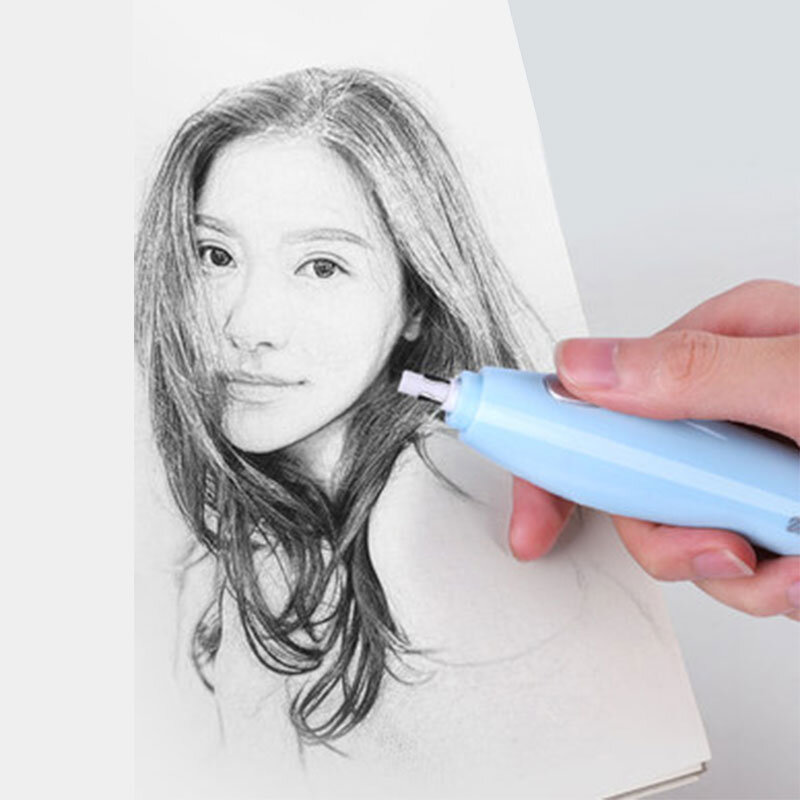 Professional Art Drawing Electric Eraser/Rubber High Light Sketch Eraser Auto Eraser USB Charged Eraser Electric Pencil Rubber