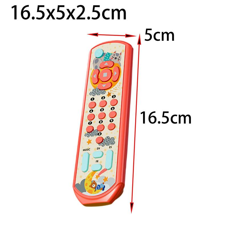Toddler Remote Toy Musical TV Remote Control Toy for Baby 6 to 12 Months