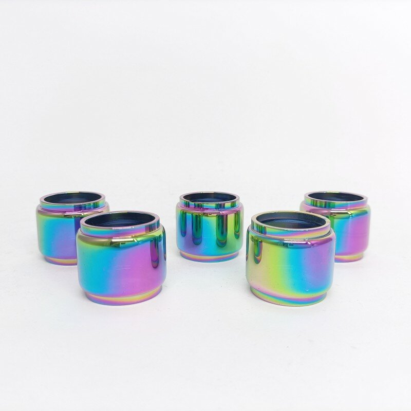 Tanque de vidrio arcoíris de 3 piezas para SMOK TFV16, tanque de 9ml / TFV16 Lite de 5ml / TFV18 de 7,5 ml / Morph 2, kit de 7,5 ml / TFV12 PRINCE de 8ml