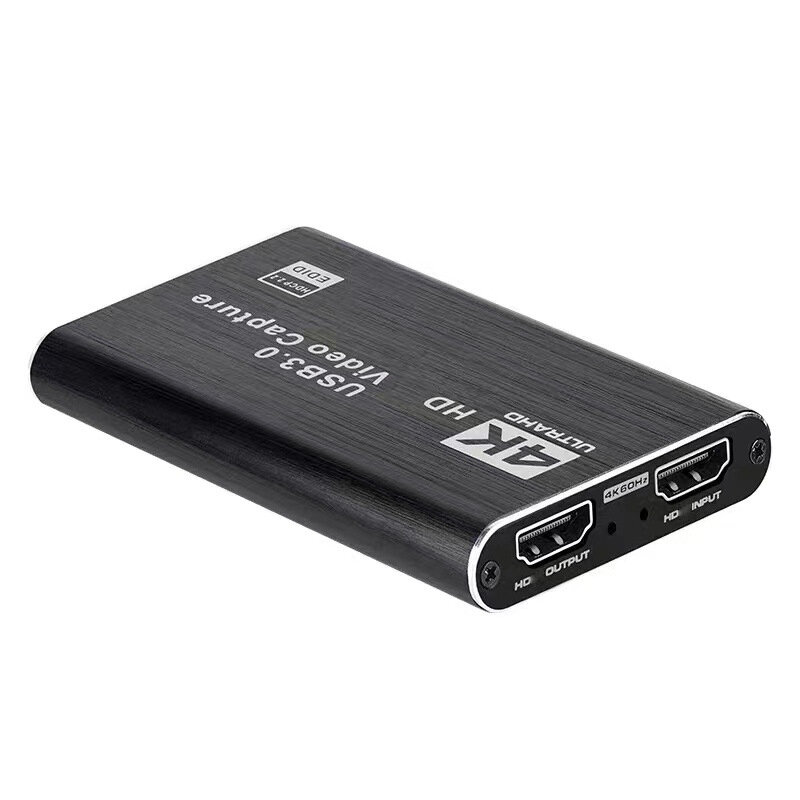 Cartão de captura de vídeo USB 3.0 com Loop Out, Gravador HD, 4K, 1080P, 60Hz, Área de Trabalho, Laptop, PC, Xbox, PS3, Jogo, Transmissão ao vivo, Transmissão