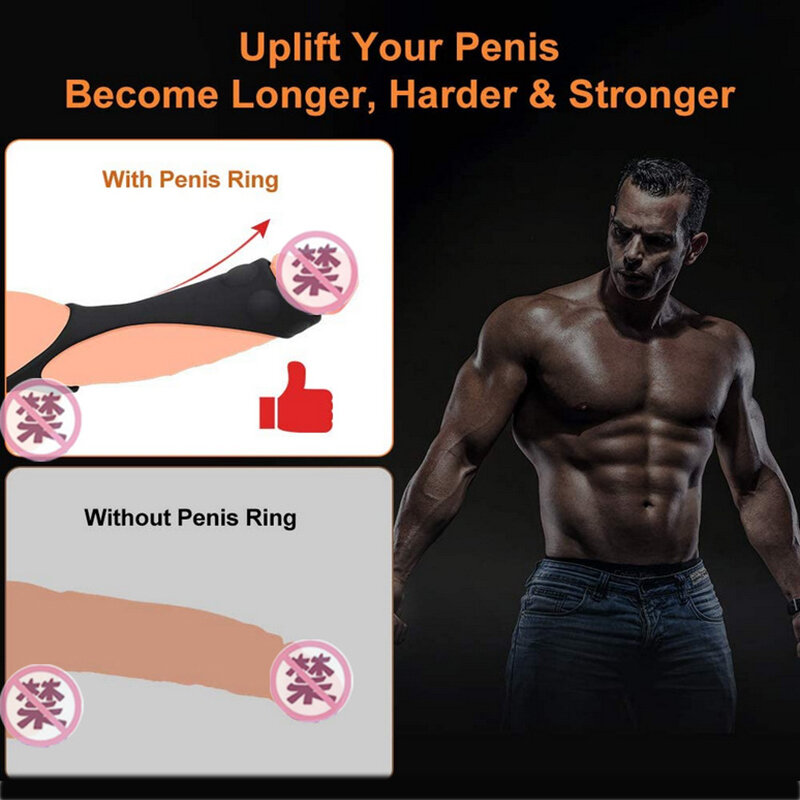 Mężczyzna wytrysk opóźnienie penisa pierścień rękaw Penis loop Cock Ring dla par mężczyzna pianki pierścień erekcji zabawki erotyczne dla mężczyzn produkt dla dorosłych