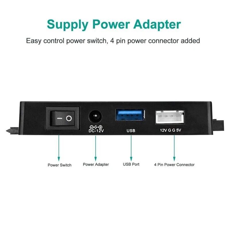 USB 3.0 to SATA IDE Hard Disk Adapter Converter Cable for 3.5 2.5 inch HDD/SSD CD DVD ROM CD-RW 3 in 1 IDE SATA Adapter