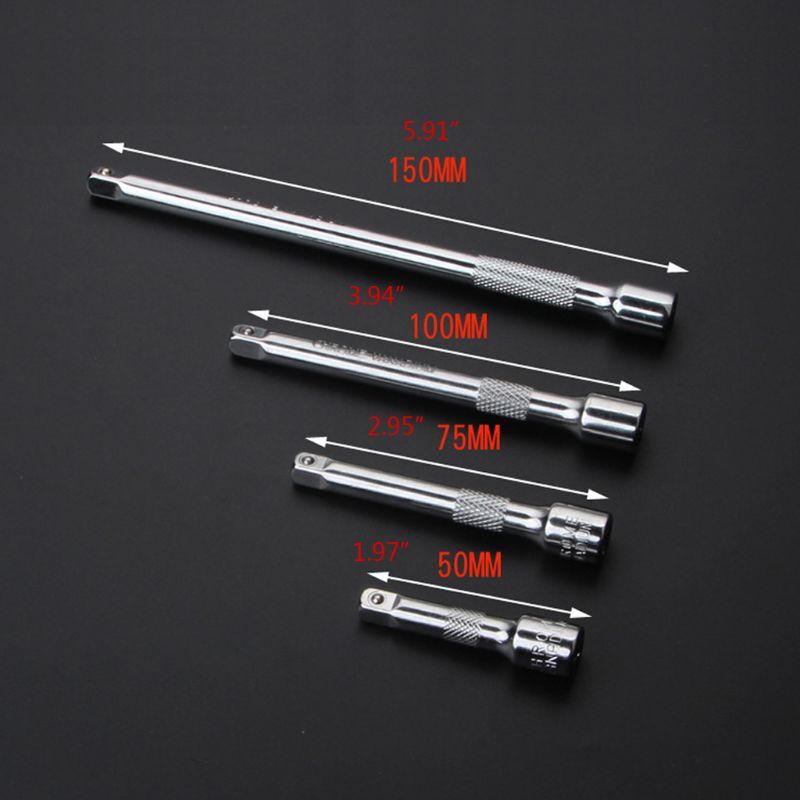 Y1UB Universal Spanner Wrench Extension Tool Power Bar Wrench 1/4 6.3mm Extender