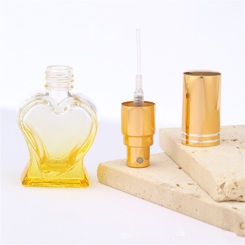 10ml bunte Glas parfüm flasche leere Sprüh flaschen ätherisches Öl flüssiger kosmetischer Spender behälter