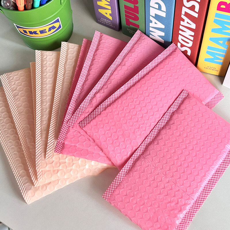 10pcs/Pack Bubble Bag Thickened Courier Parcel Bag Self-adhesive Courier Transport Postal Sticker Rack Bubble Film Packaging Bag