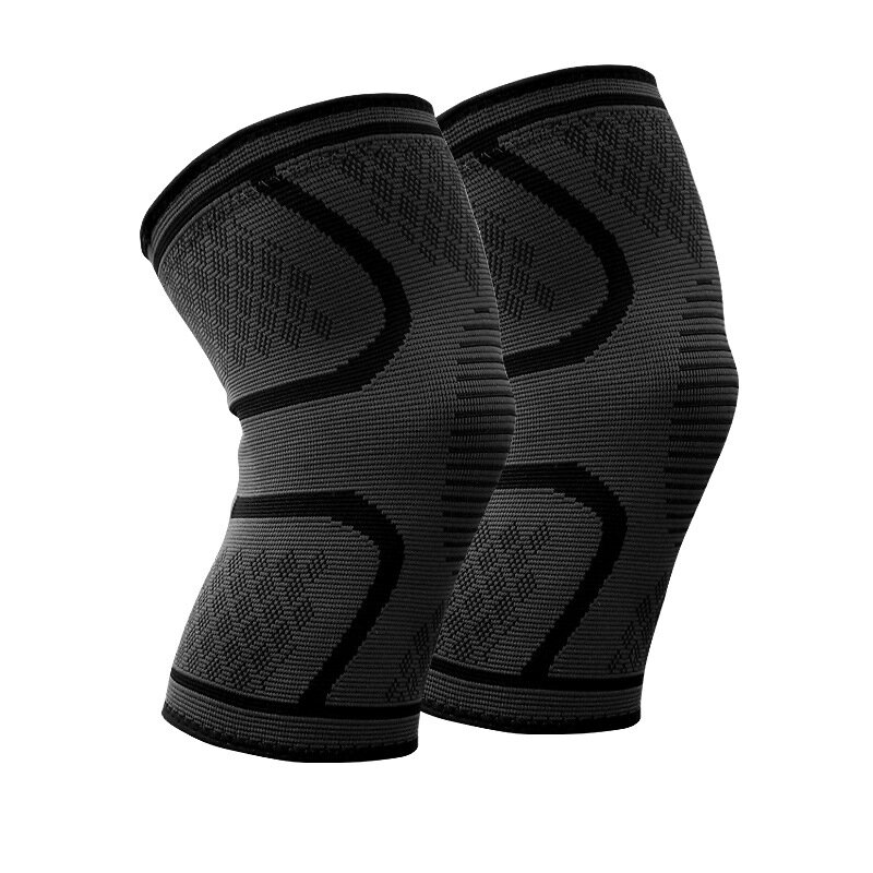 1pair Sports Knee Pads Autumn  Winter Running Basketball Cycling Fitness Anti Slip Breathable and Thin Colored Knee Pad Sleeve