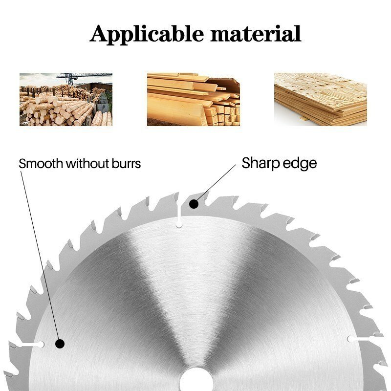 XCAN – lame de scie circulaire polyvalente, diamètre 160，165，185，210mm, TCT, disque de coupe pour le travail du bois, pointe en carbure, 1 pièce