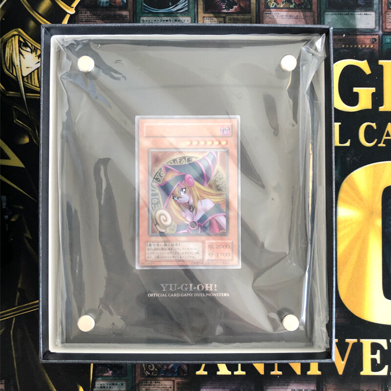 Yu-gi-oh edição limitada do mundo de cartões de placa 10,000 menina mágica negra original, o tesouro da loja da cidade