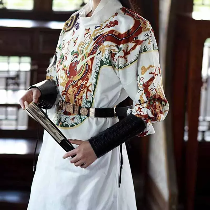 Disfraz de Hanfu para hombre y mujer, traje tradicional chino, arquero de Halloween, Hanfu antiguo, verde, negro, blanco, para parejas