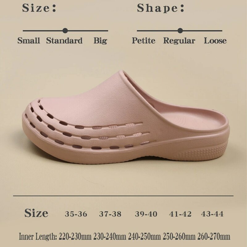 Nursing Scrub Clogs Medical Shoes Comfortable Anti-slip for Professionals Breathable Waterproof Hospital Work Clog X08