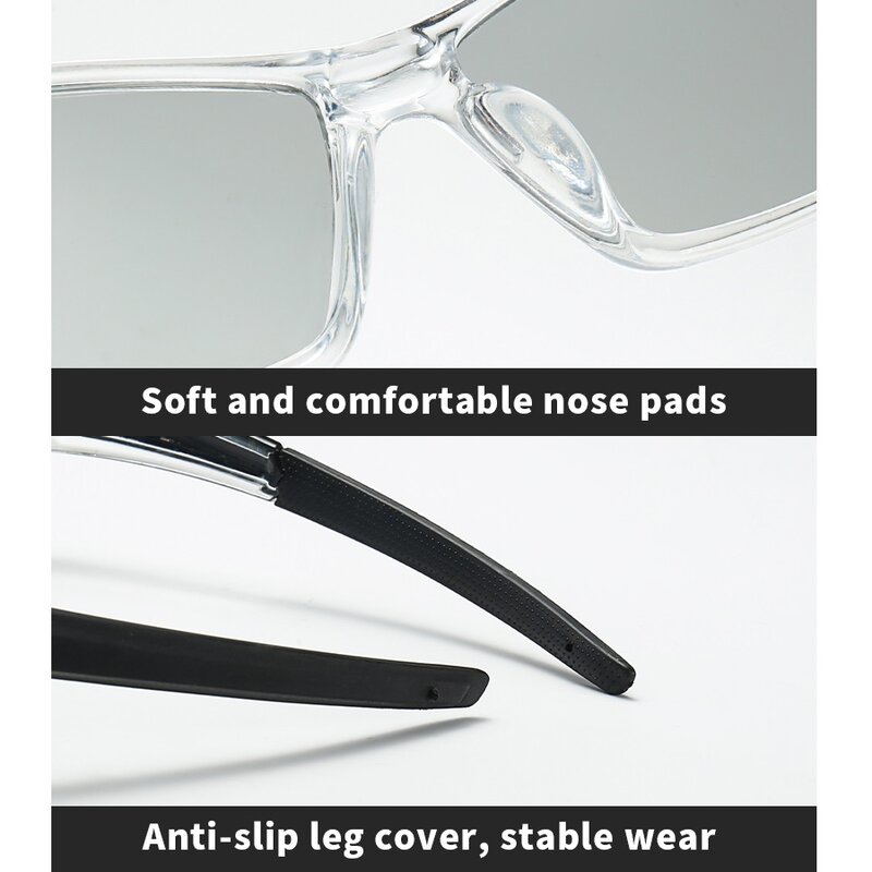 Óculos de sol vintage polarizados fotocromático para homens e mulheres, pesca, ciclismo, condução, montanhismo, óculos de sol retrô, UV400 Eyewear