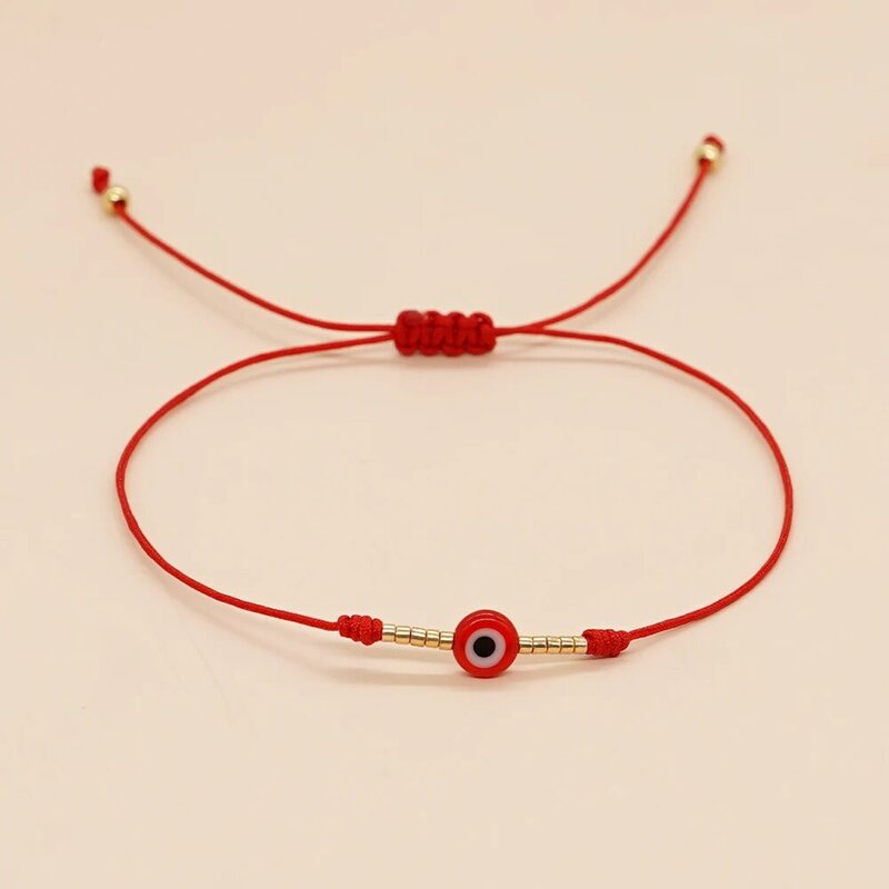 Bracelets faits à la main avec des yeux maléfiques turcs, perles ata yuki, bijoux de mode simples, été, nouveauté