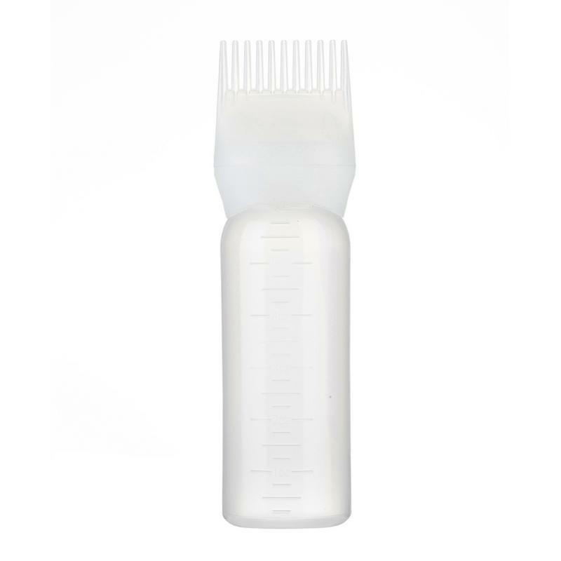 1 ~ 5 buah 120ml pewarna rambut isi ulang aplikator botol sisir multiwarna Plastik mengeluarkan minyak Salon tata rambut