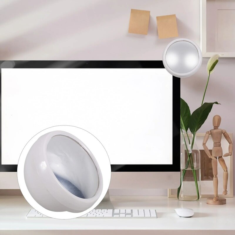 Computer Mirror Magnifying Laptop Rear View Desk Office Display Screen Monitor See behind You PC Table for Room