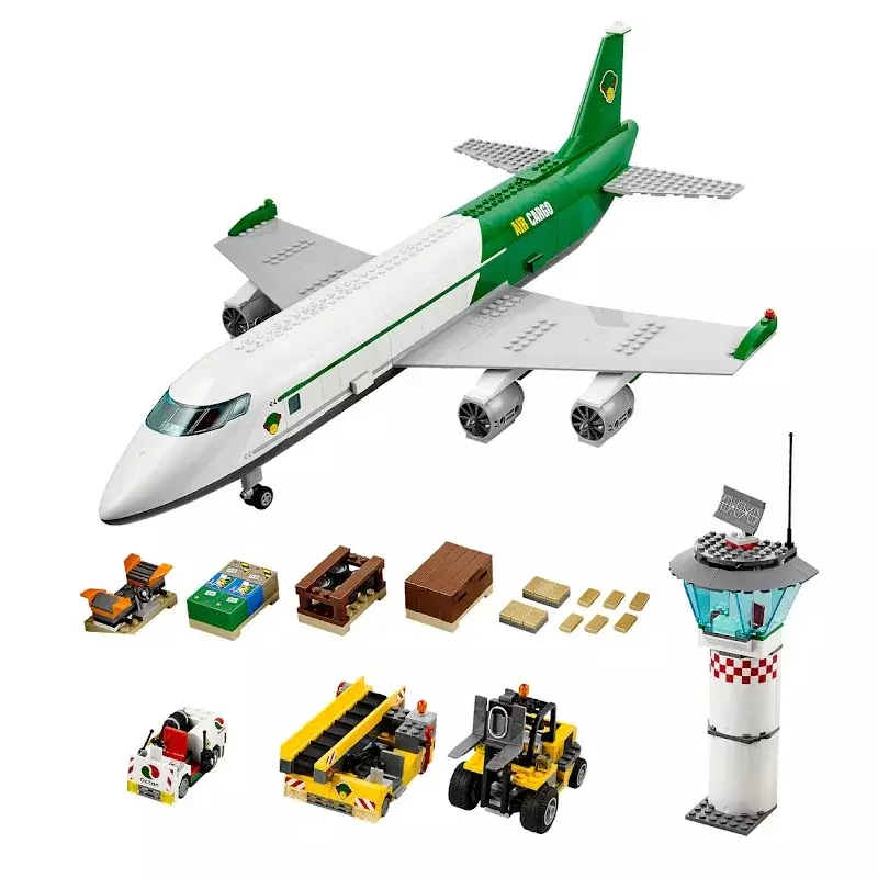 Конструктор «Город», модель аэропорта, сборный Грузовой терминал, строительные блоки, совместимые с Lepining игрушки для детей, рождественские подарки