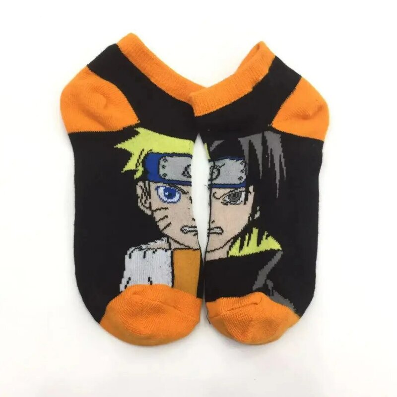 Anime NARUTO Akatsuki Orochimaru Hatake Kakashi Uchiha Sasuke Cosplay calzini corti abbigliamento Unisex per adulti puntelli calzino regalo