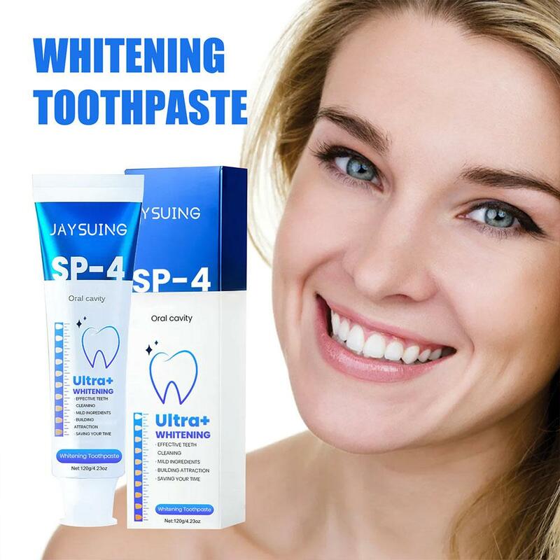 ยาสีฟันฟันฉลาม Sp-4โปรไบโอติกไวท์เทนนิ่ง120กรัมยาสีฟันดูแลฟันขาวช่วยทำให้ฟันขาวขึ้น