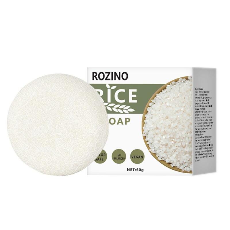 Original Rice Shampoo Soap Bar Dry Hair Conditioning Soap Nourishing Anti-loss Hair Soap For Dry Scalp & Damaged Hair C2N9