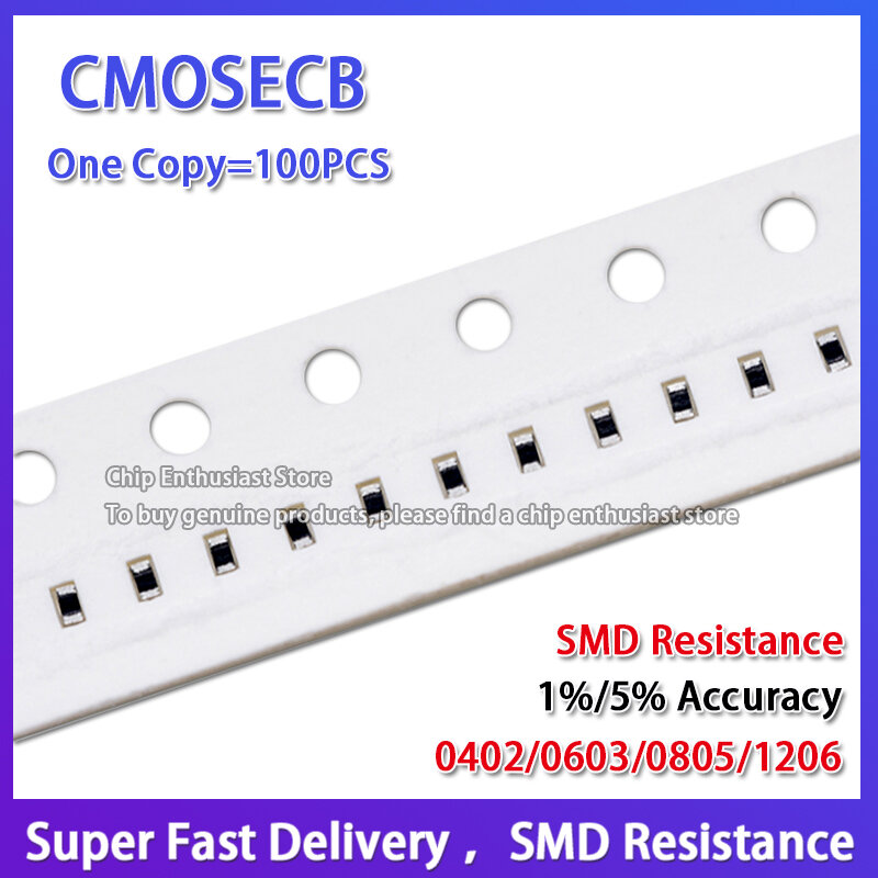 100PCS Resistência 0402 6M8(6.8M) 1% 1/Accuracy1% 1.0X0.5MM 16W 0402WGF6804TCE Chip Resistor SMD 1005