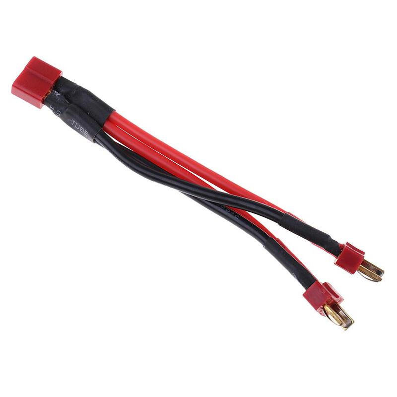 Dupla Extensão Paralela Bateria Conector Cabo para RC, 1Pc