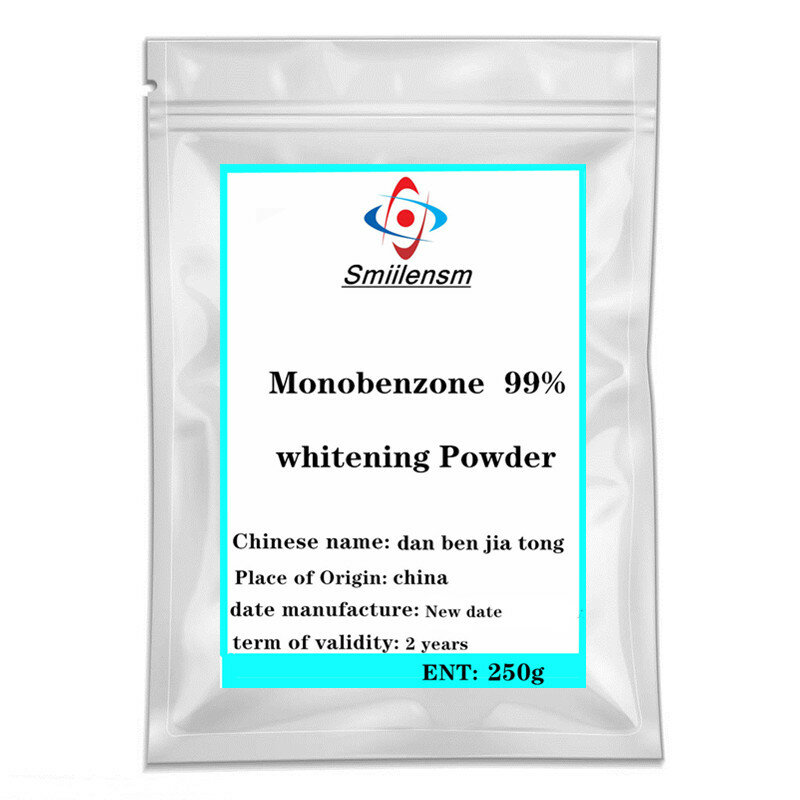Pó de Monobenzone para clareamento da pele, Impedir o envelhecimento da melanina, Monobenzone de 99%, CAS 103-16-2