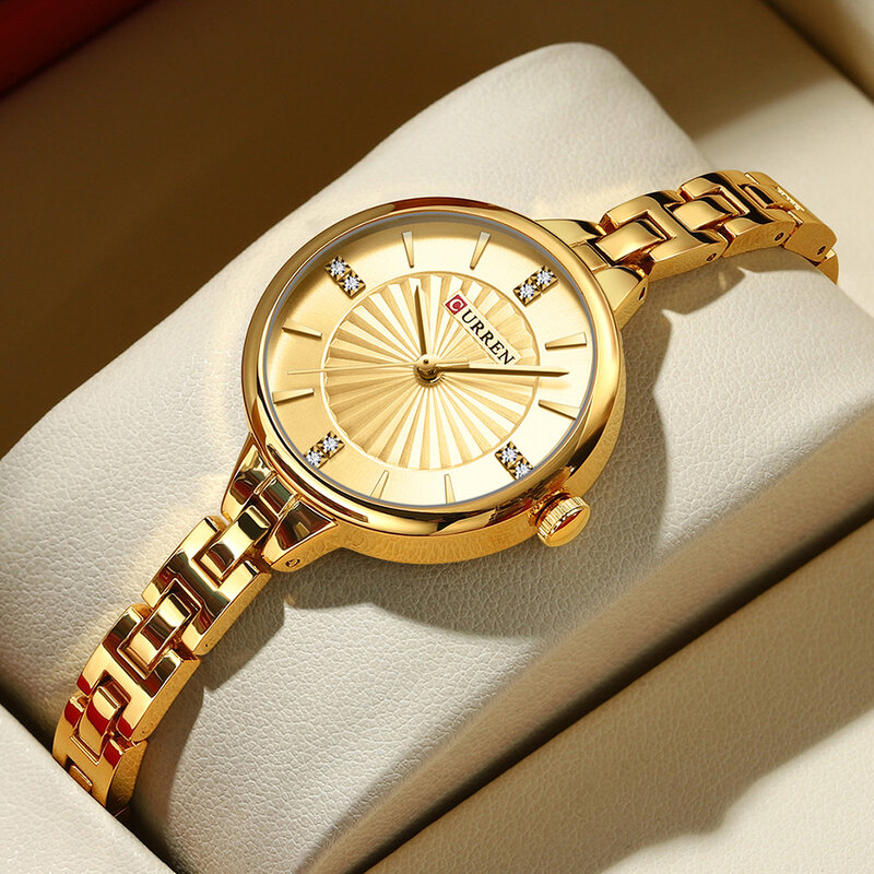 CURREN Luxury Women bracciale orologi al quarzo per donna orologio magnetico orologio sportivo da donna orologio da polso Relogio Feminino