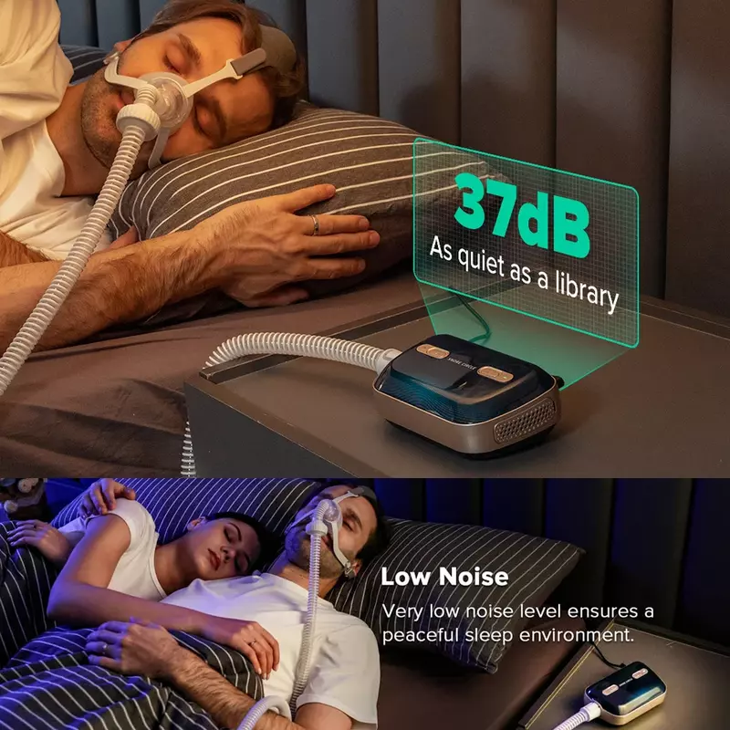 Mini ventilateur portable CPI-API-Bluetooth, anti-sicing et apnée du sommeil pour le syndrome d'apnée du sommeil et l'aide au sommeil OSA