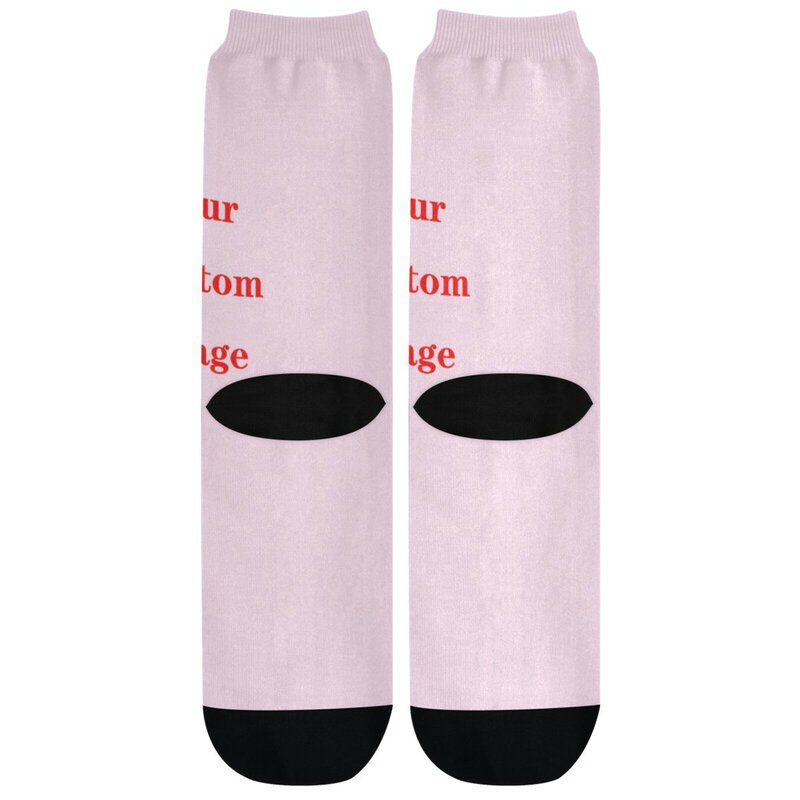 Novo outono e inverno meias femininas padrão de logotipo personalizado meias de algodão personalidade moda em linha reta na moda meias