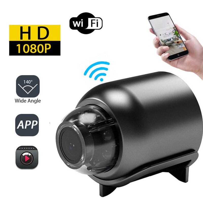 Мини Wi-Fi-камера 1080P HD X5 с датчиком звука и углом обзора 140 градусов