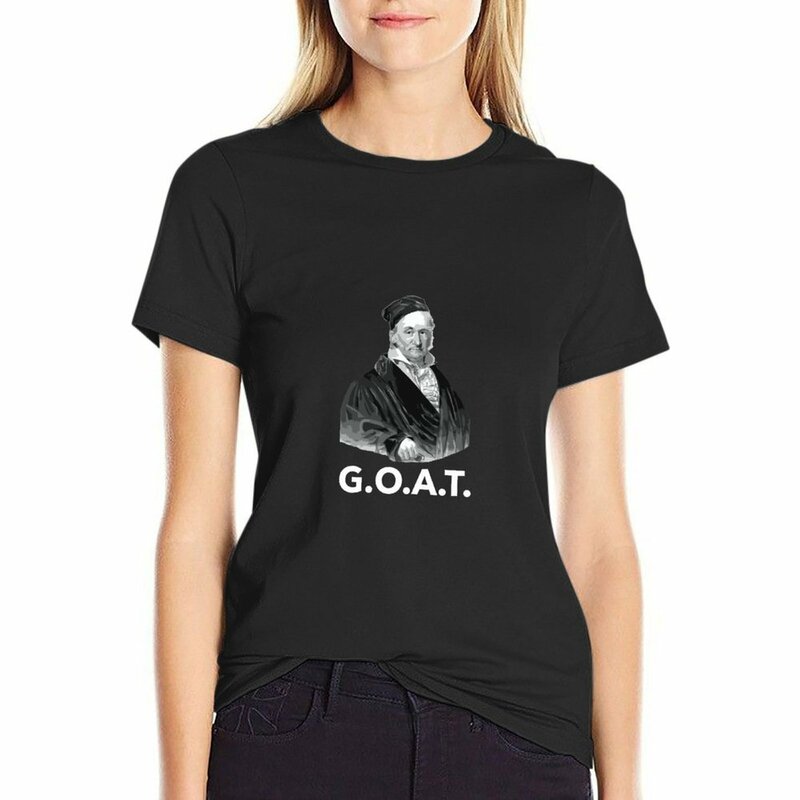 T-shirt de algodão feminina, t-shirts femininas, george greatest, matemática e ciências, para mulheres