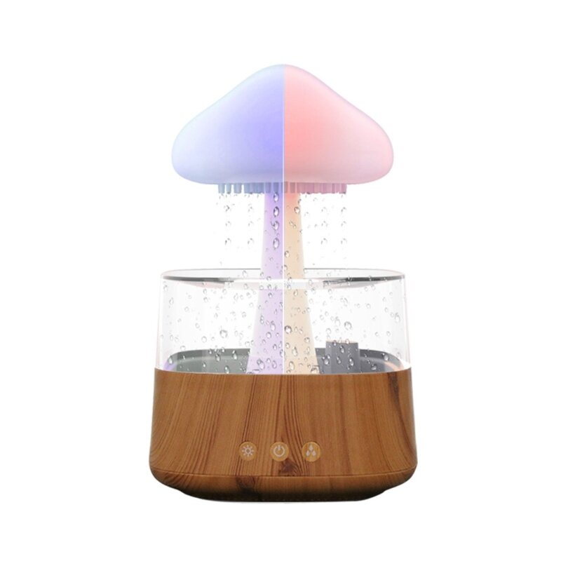 Cute Air Humidifier Mushroom Shaped Humidifier Mist Humidifier Small Room Humidifier for Bedroom Home and Office Use