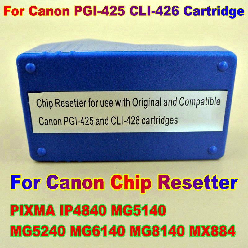 Chip de cartucho redefinir impressora para Canon, PGI425, CLI426, PIXMA, IP4840, MG5140, MG5240, MG6140, MG8140, MX884