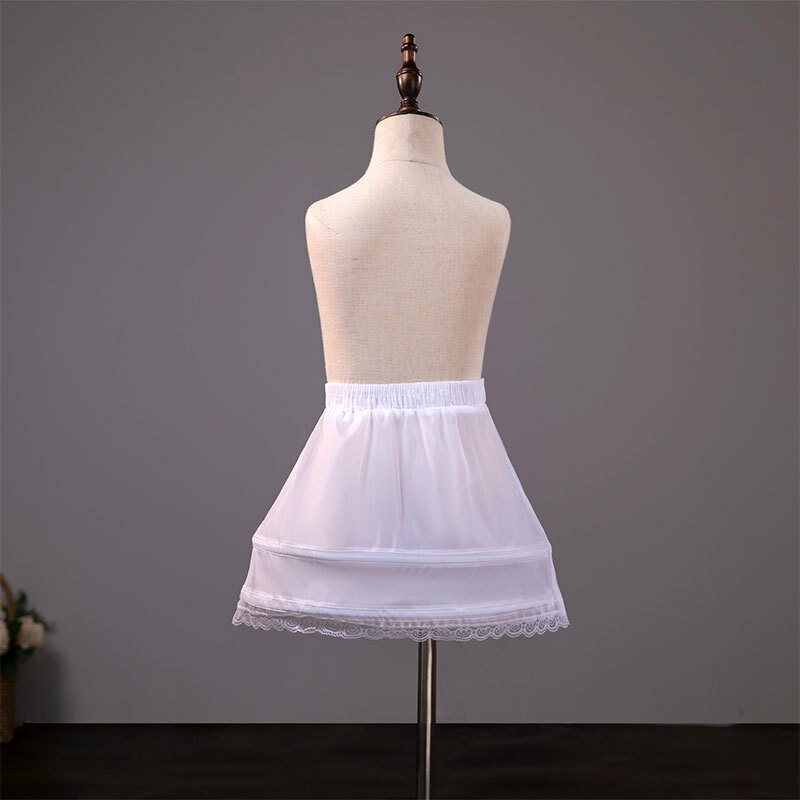 New Children's Bustle 1-9 Years Old Short Skirt Bracket Slip Dress Girl Performance Princess Tutu Skirt Skeleton Baby Skirt
