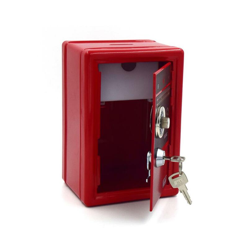 Coffre-fort portable avec serrure de sécurité, étui de rangement d'argent décoratif, ornement de table et d'armoire