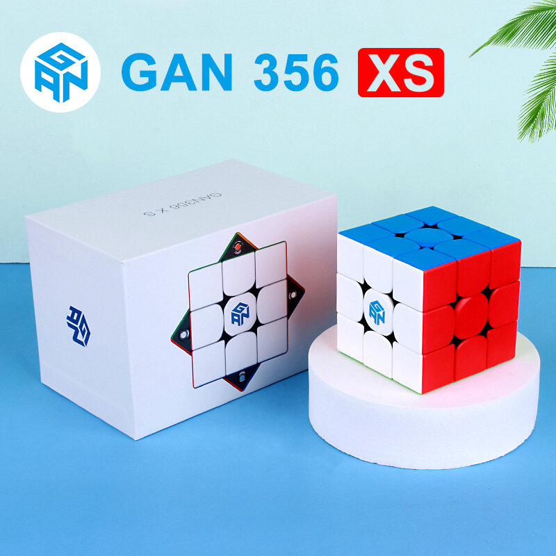 Cubo mágico profissional do enigma magnético, Gan 356x3x3x3x3x3x3x3, Ímãs de Gan 356m