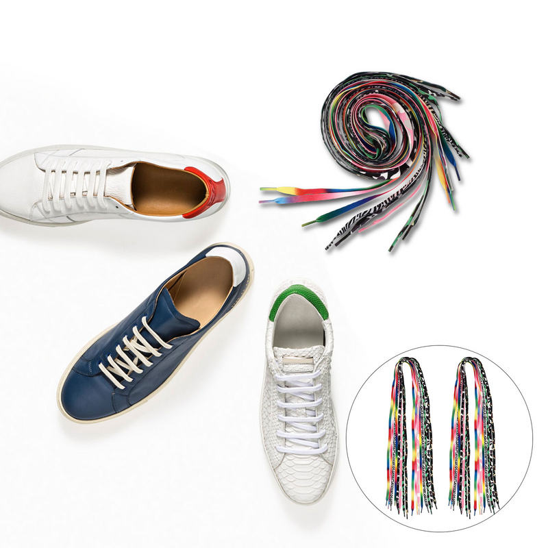 8 Paar Schnürsenkel Rollschuhe Schnürsenkel weiße Stiefel Sportschuhe für Sneaker Polyester dekorativ