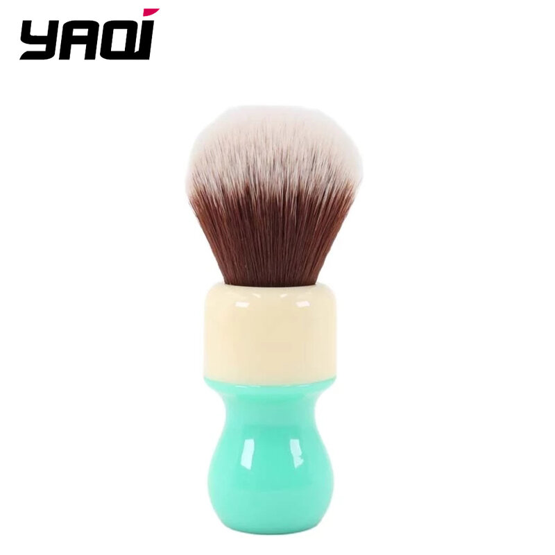 Yaqi Surf-brocha de afeitar de pelo sintético para hombre, 22mm, con logotipo