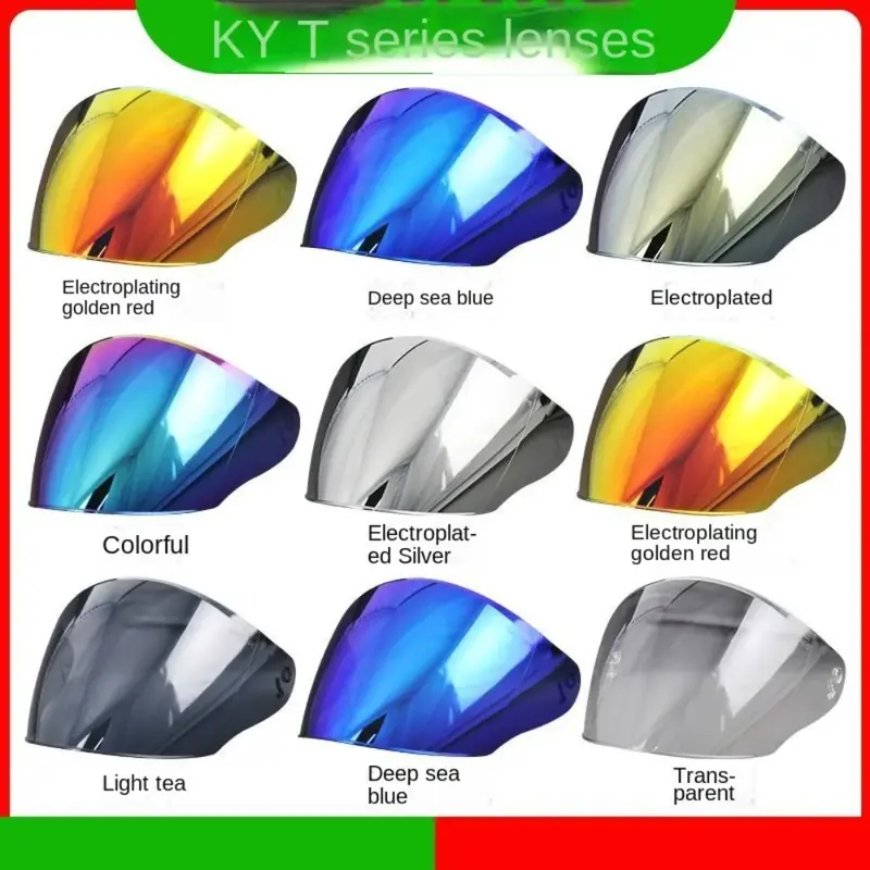KYT Replacement Helmet Glass KYT NFR/NXR/TTC/GP Lens Open Face Helmet Use Only