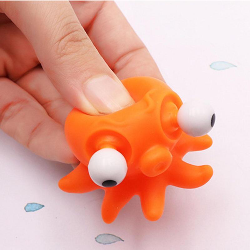 Animal Squeeze Toy Keyring Antistress Ball Squeeze Mochi Rising Toys Abreact Soft Sticky Stress Relief Home Easter Party Favors