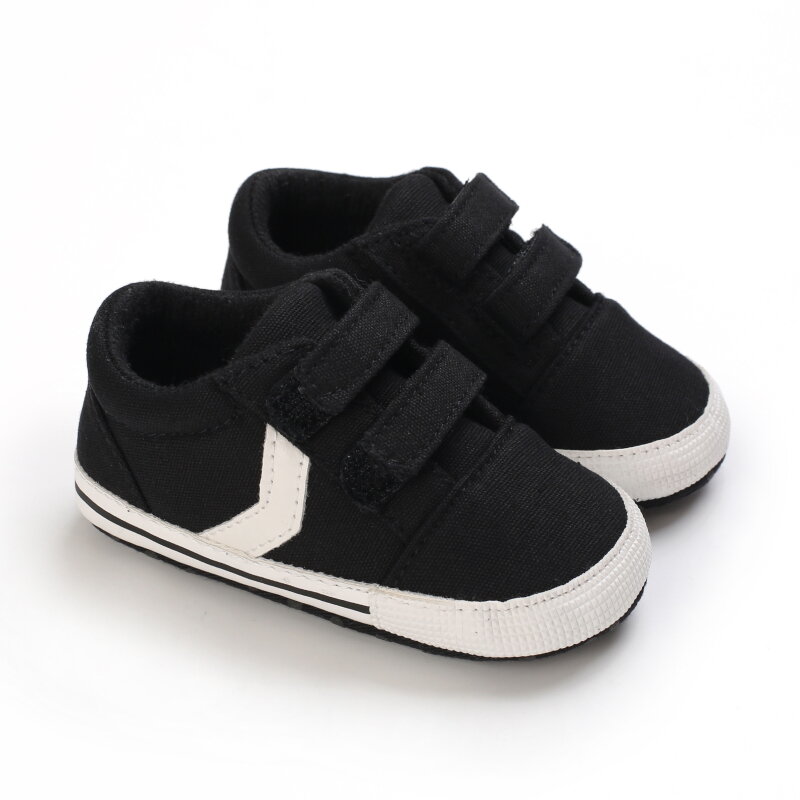 Penjualan Laris Sepatu Bayi Sepatu Sol Lembut Klasik Sepatu Olahraga Modis Kasual Bayi Sepatu Boks Setrip Warna Solid Balita Bayi