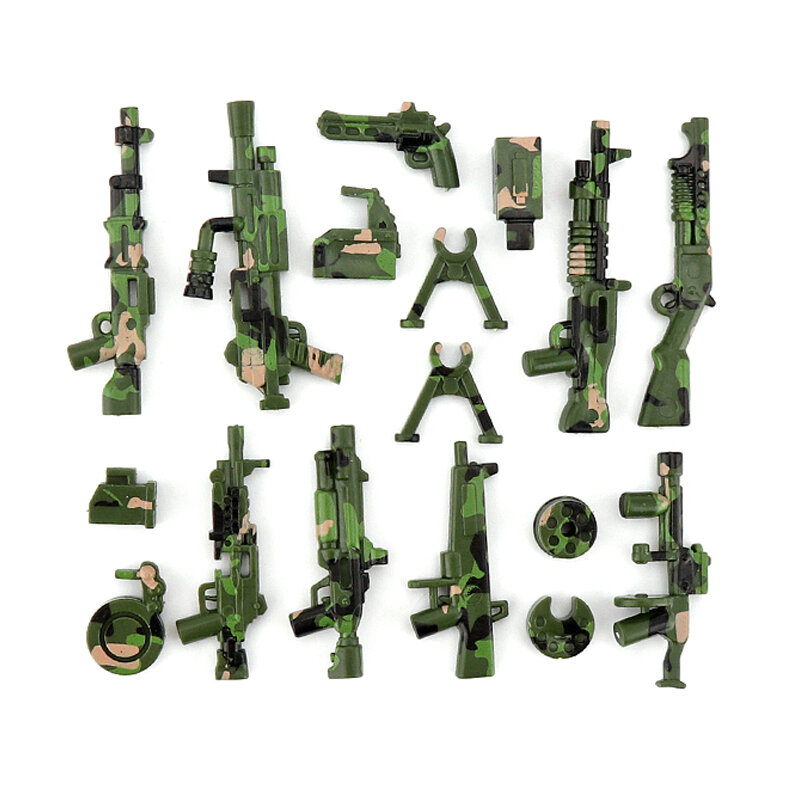 武器の軍隊のビルディングブロック,ww2,socviet外反母趾軍,2色銃,rpg,都市警察のレンガのおもちゃ