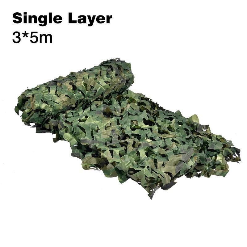Camouflage Net, Bulk Roll Sunshade Mesh Nets for Hunting Blind Shooting Military Theme Party Decorations  Garden Decoration