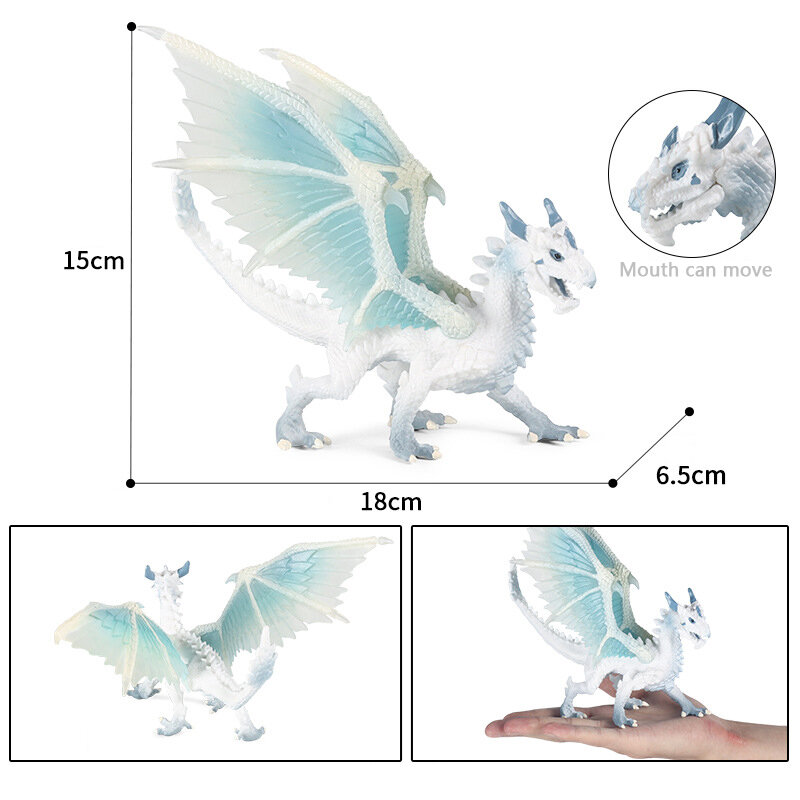 جديد التنين الجليد الشكل مجموعات الالعاب التعليمية محاكاة ديناصور نموذج لعبة على شكل ديناصور محاكاة لعبة ديناصور جمع نموذج