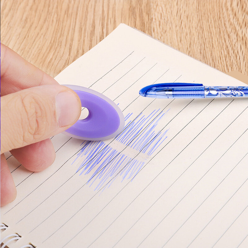 55 개/몫 지우개 젤 펜 0.5mm 리필 막대 마술 잉크 지우개 펜 빨 손잡이 사무실 학교 쓰기 도구 Kawaii 편지지