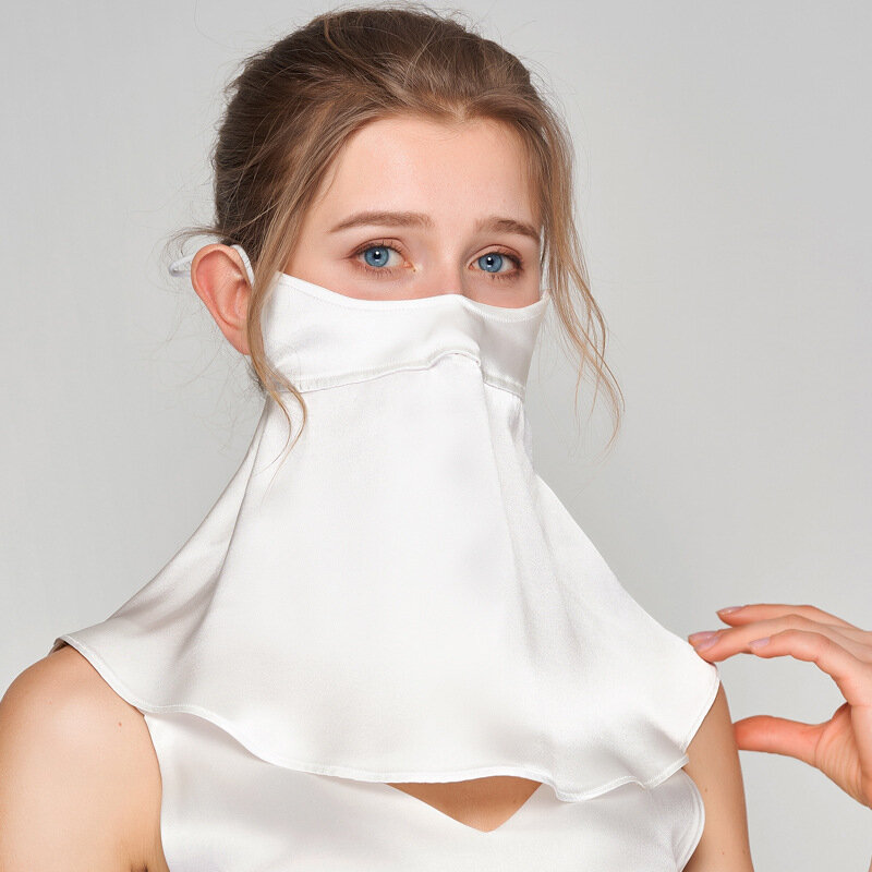 InjSunscreen-Masque de Protection UV Respirant, Protection du Cou, Style d'Ombrage d'Été, Oiseau, 19mm, 100% Réel, A413ino QC