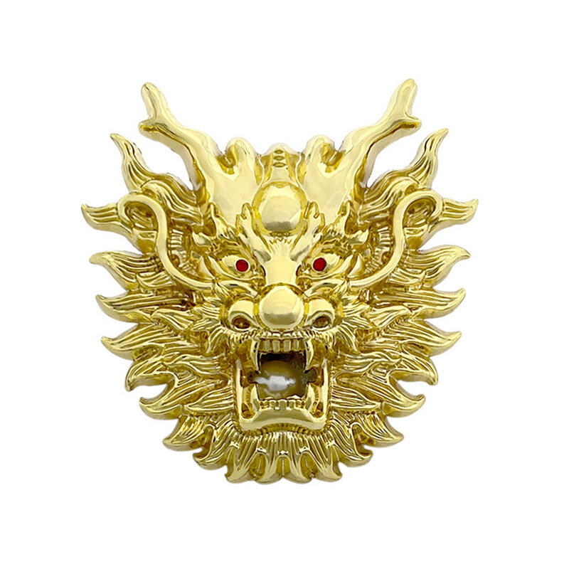 Пряжка для ремня с изображением головы дракона в национальном западном стиле