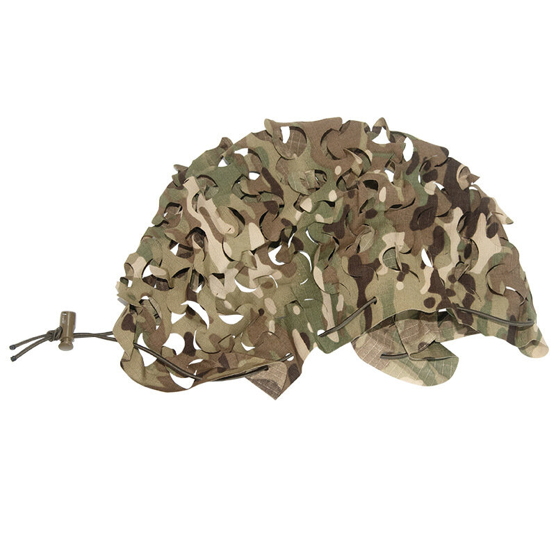 Helm kamuflase, helm aksesoris kamuflase pasukan khusus CP